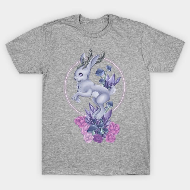 Winter Jackalope T-Shirt by Sam Sawyer